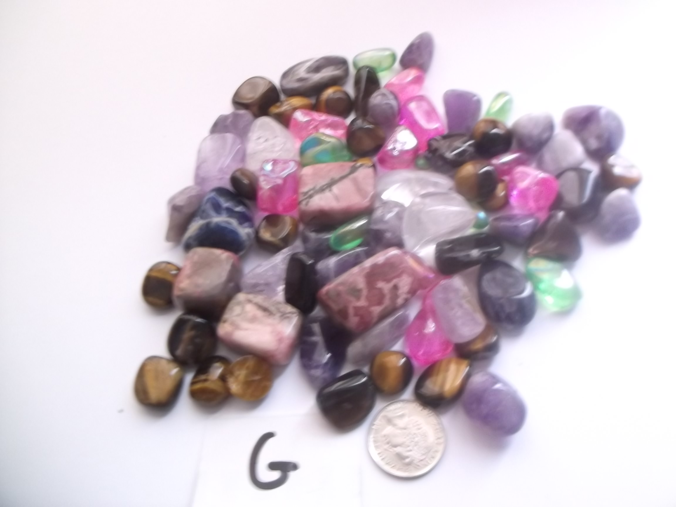 500 grams mixed size tumble 15 % off at check out - NZ Gems